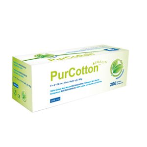 COMPRESSES 4 PLIS 4X4 (200) PURCOTTON